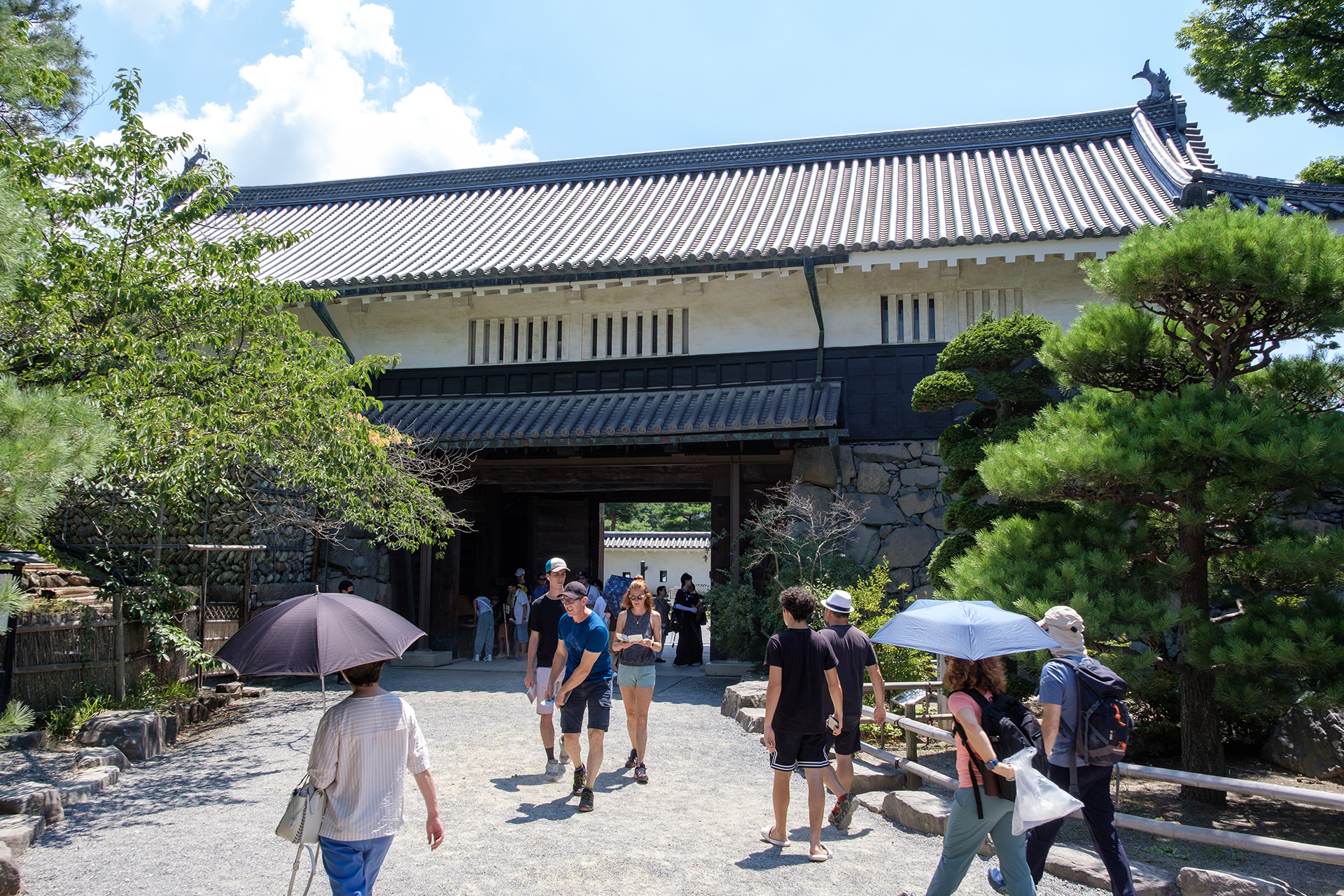 黒門（一の門）城內觀 (2025)