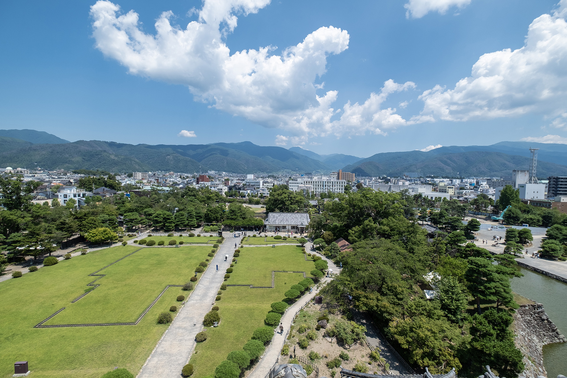 天守から見た本丸跡 (2025) (2025)