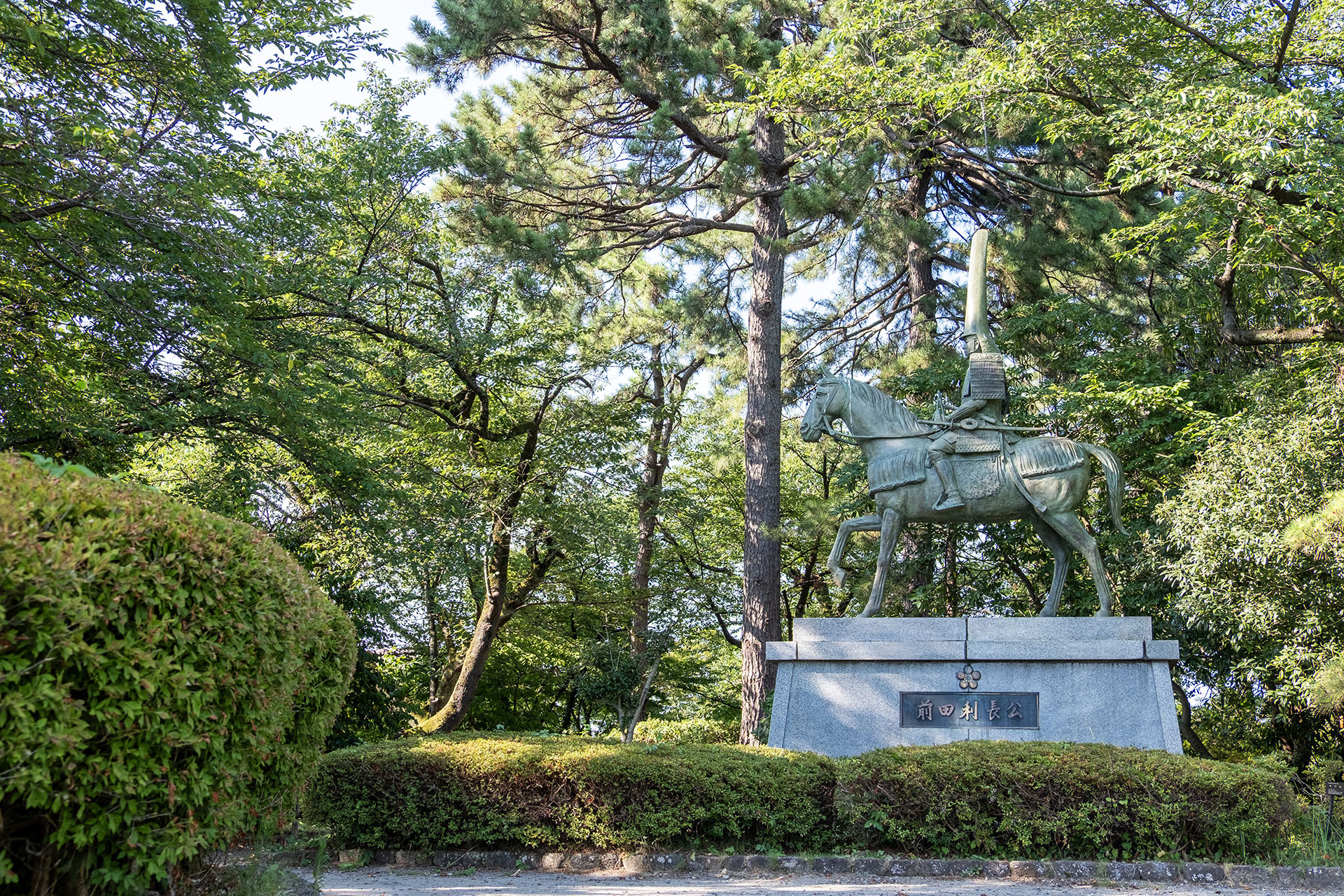 本丸廣場 前田利長像 (2025)