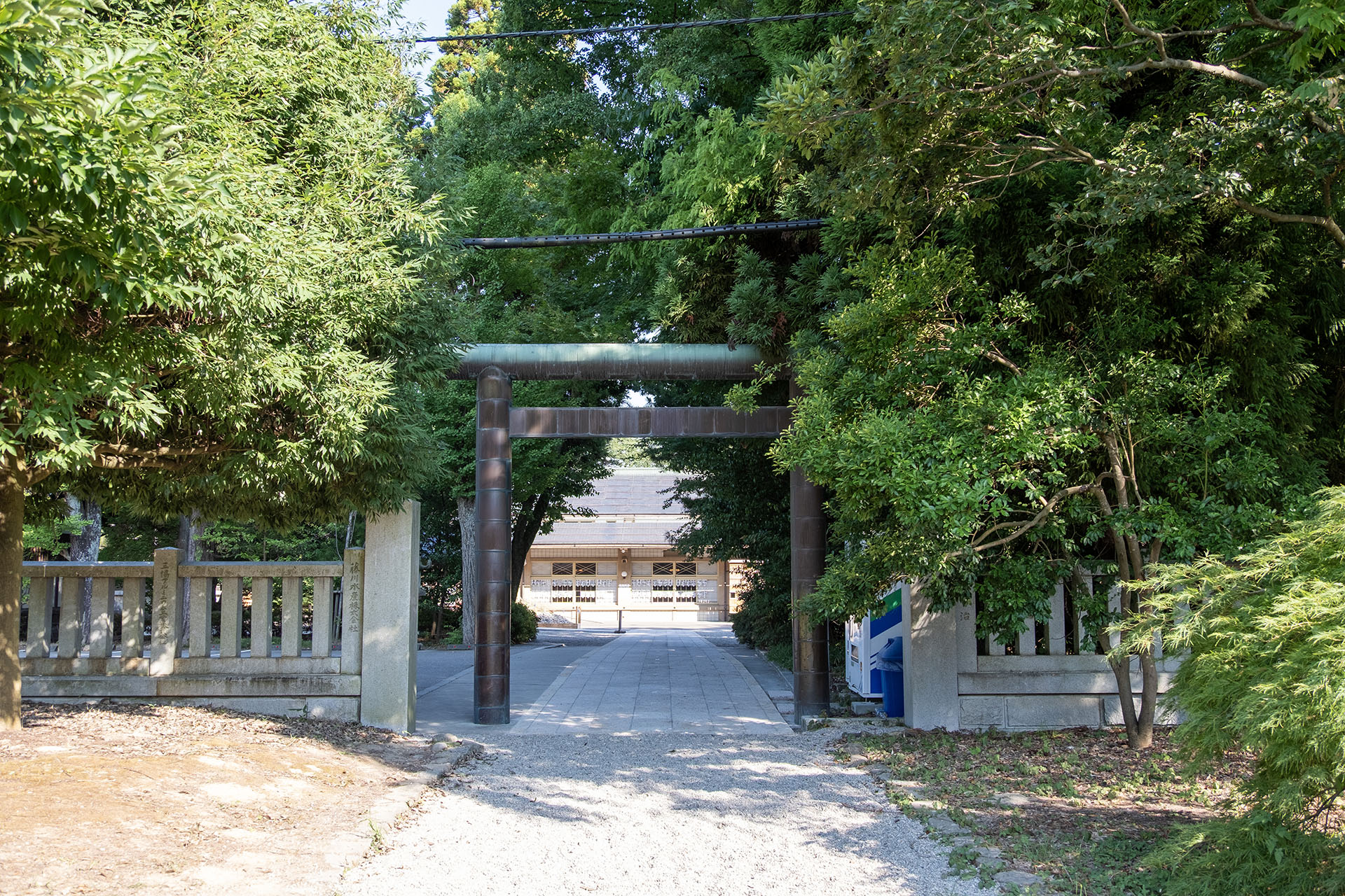 射水神社 銅板巻き鳥居(本丸) (2025)
