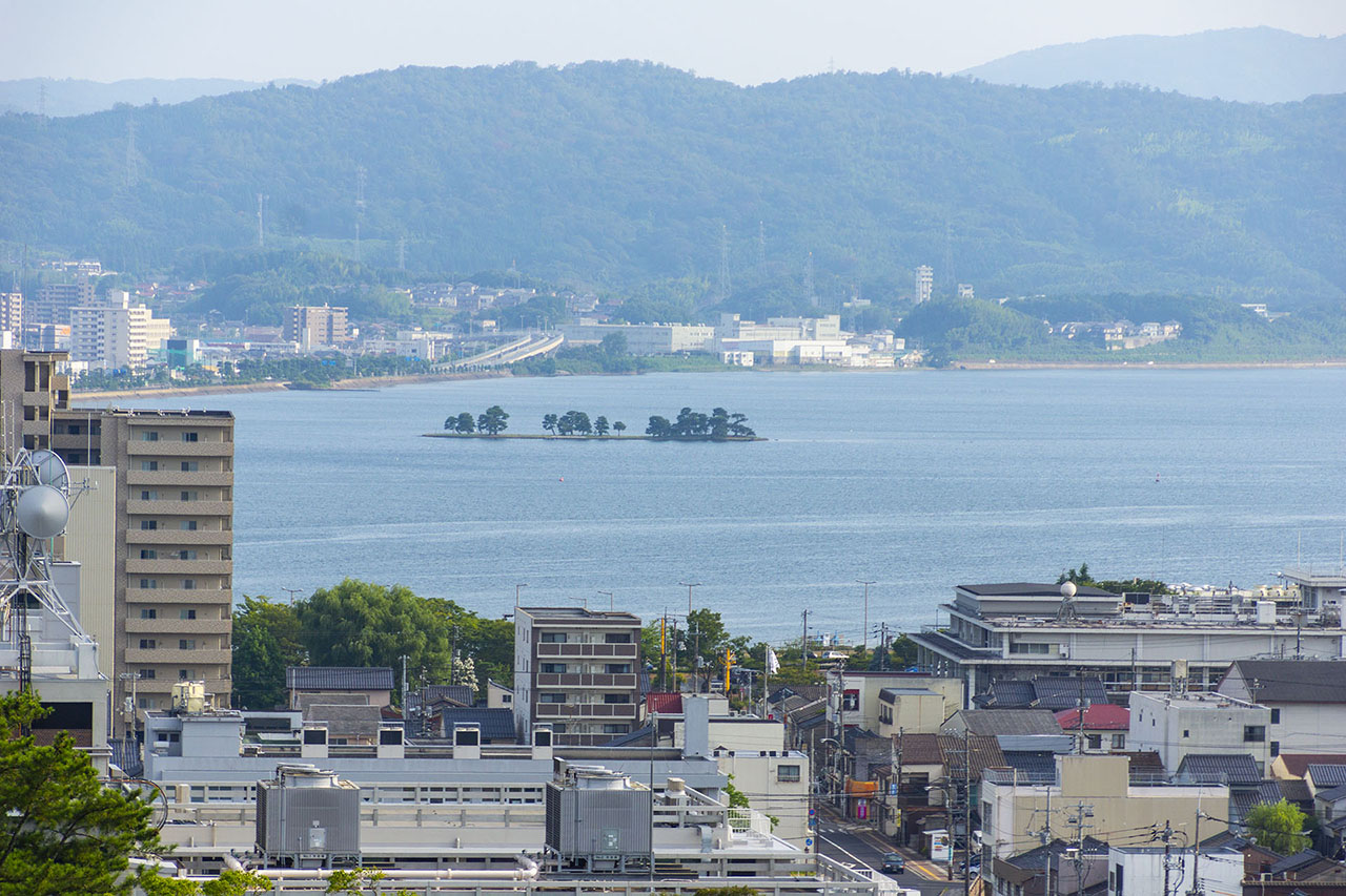 天守から松江市 (2016)