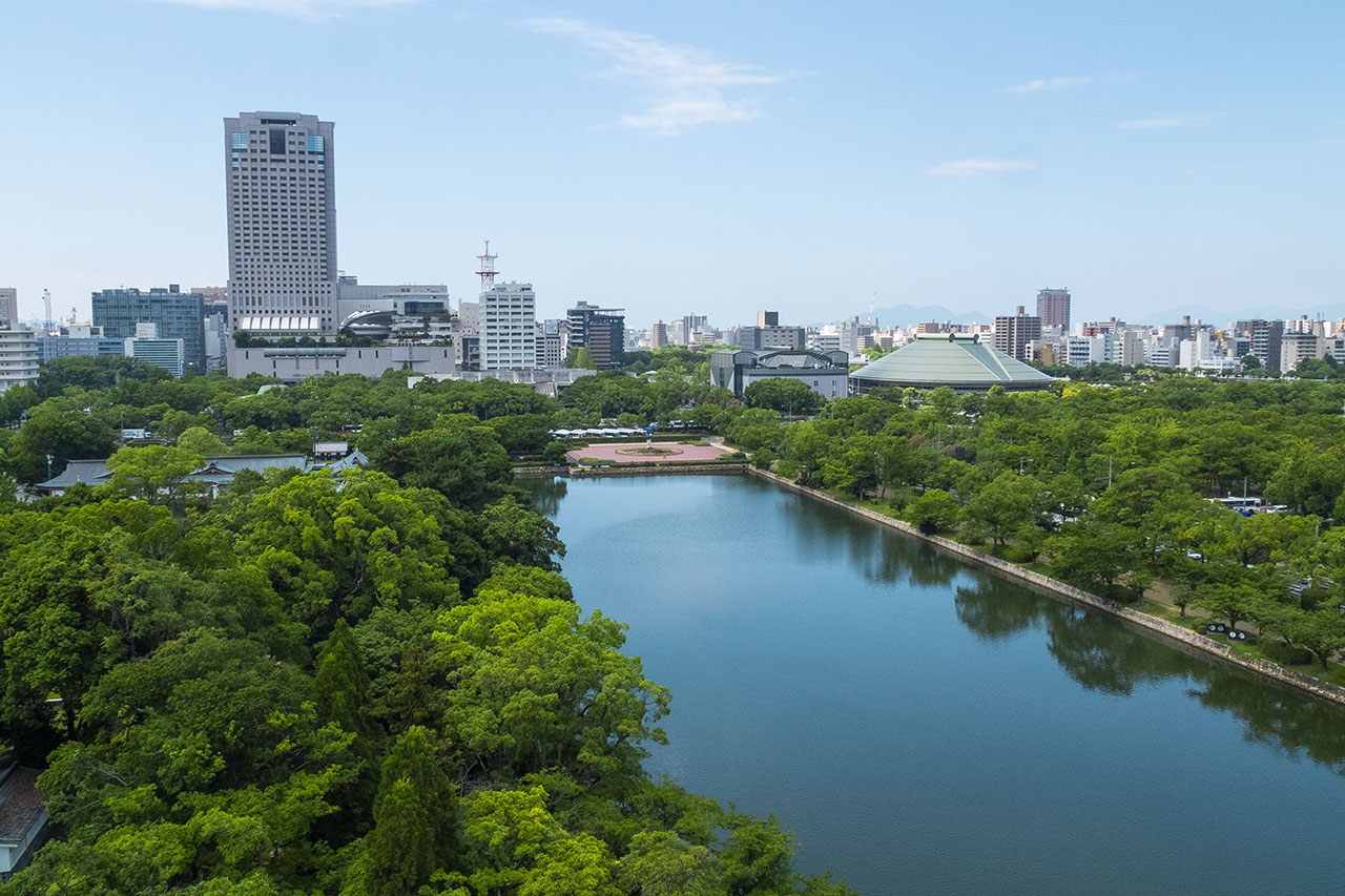 天守望樓外望廣島市 (2018)