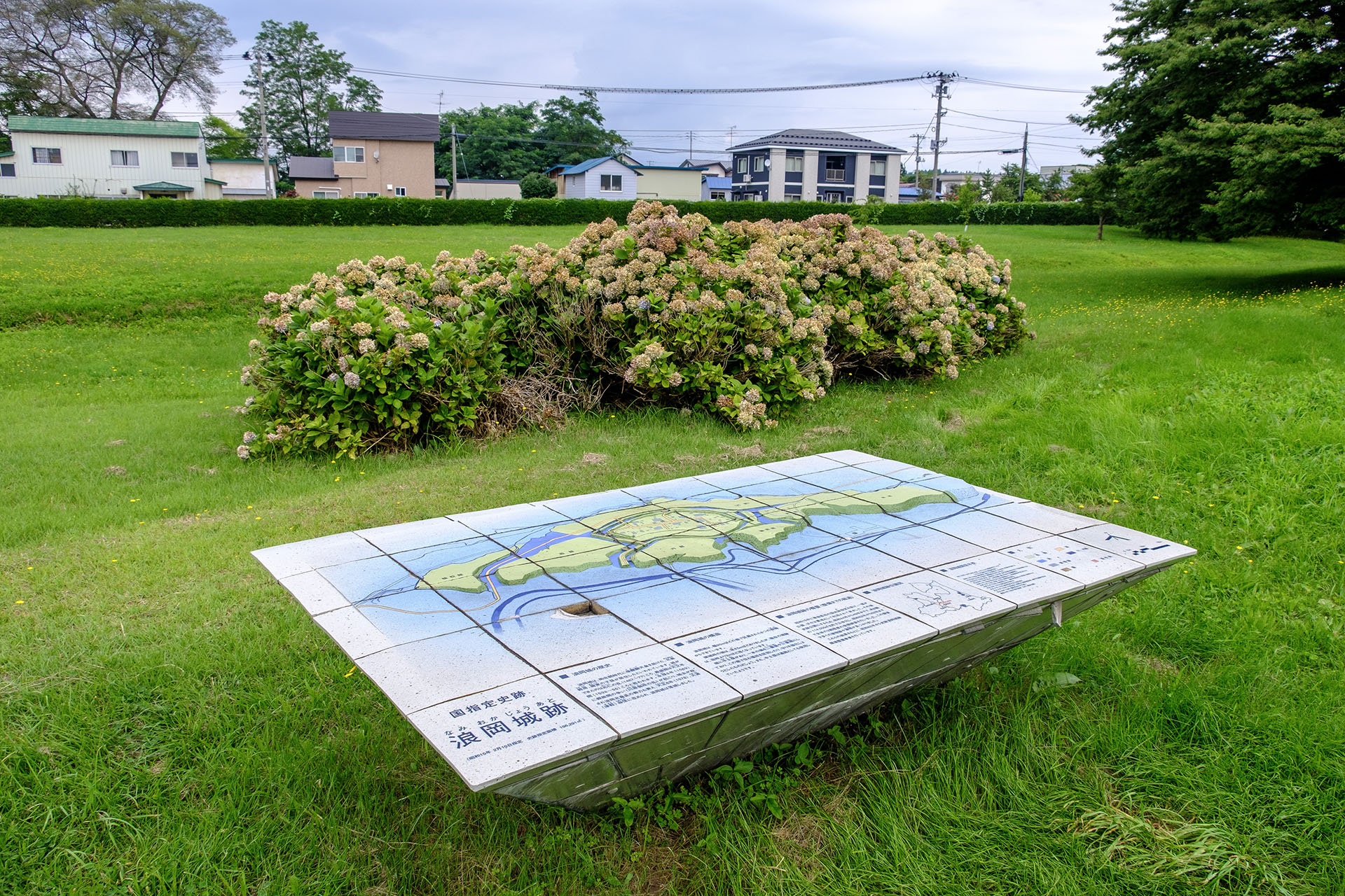 東館跡 立体案内図 (2024)