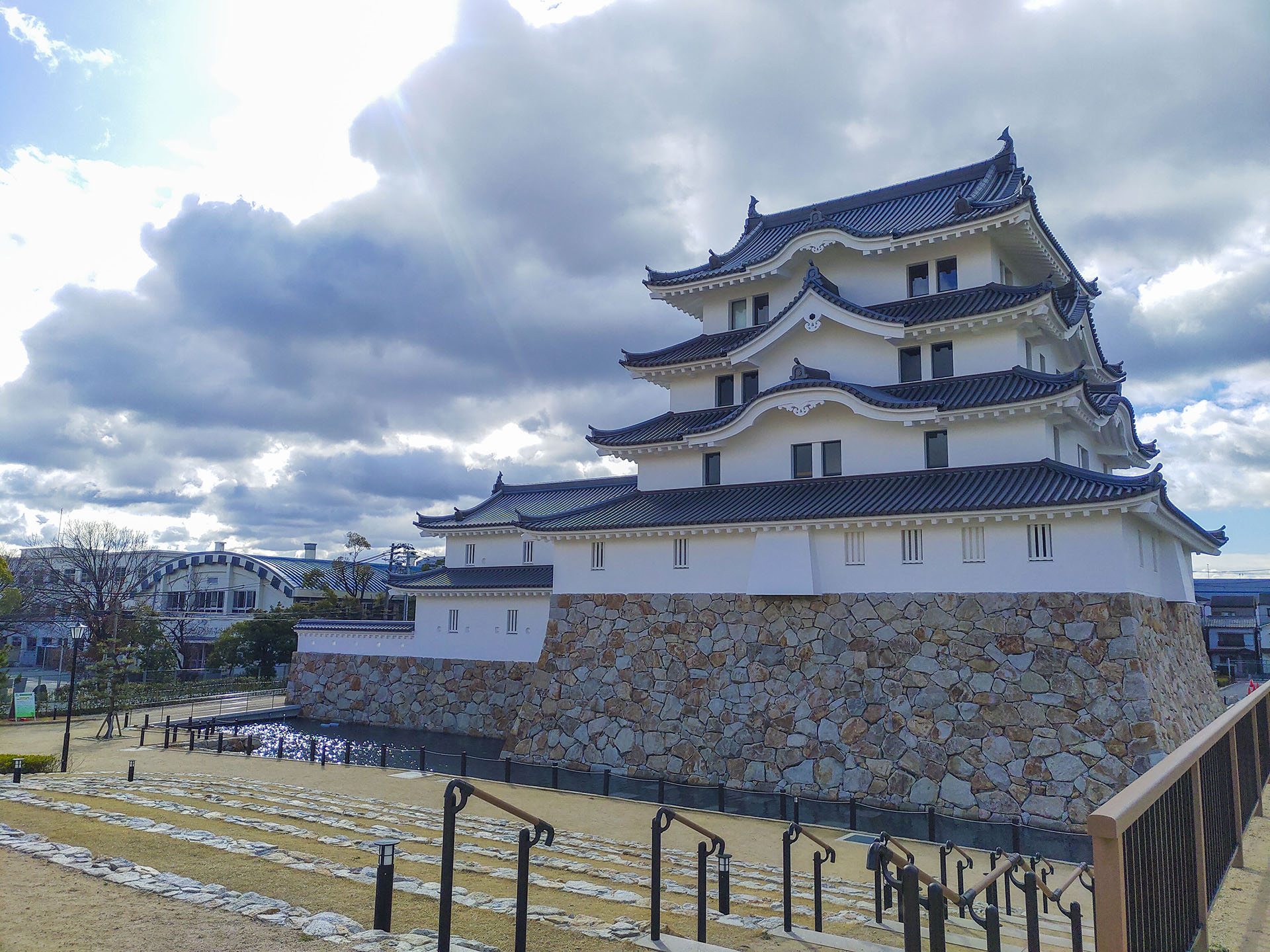 尼崎城 北側からの天守 (2020)