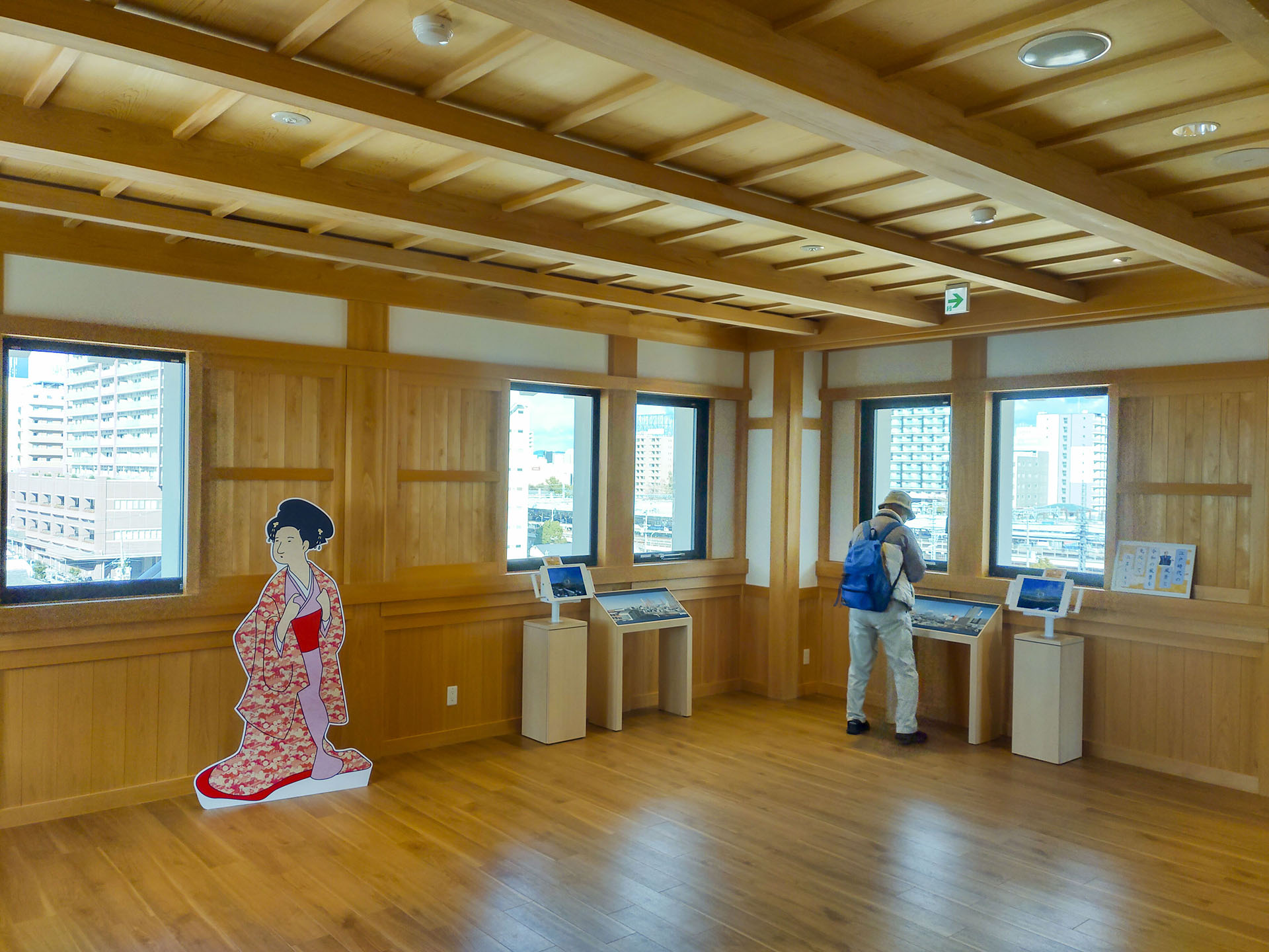 尼崎城 5階 わがまち展望ゾーン (2020)